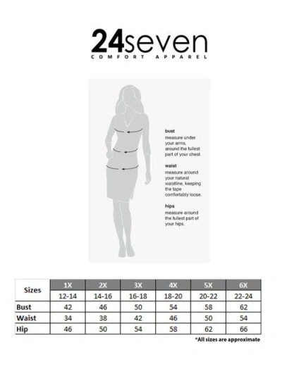 24seven Comfort Apparel Long Sleeve Babydoll Knee Length Dress In Gray