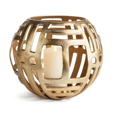 Napa Home & Garden Cecil Hurricane Large In Gold