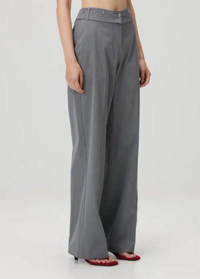 Pcfg Woven Pant With Metal Button In Blue