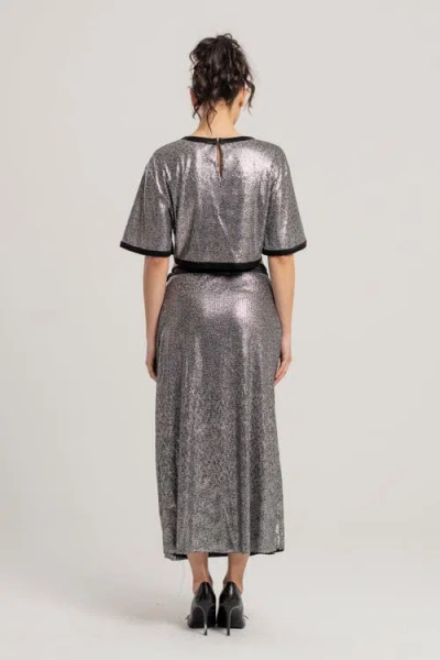 Pcfg Sequin Skirt In Black