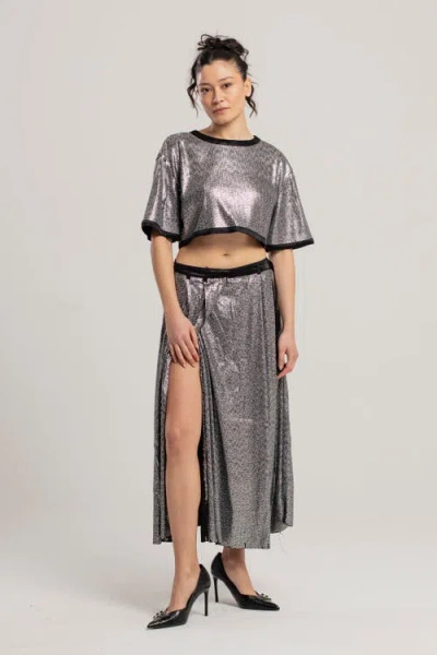 Pcfg Sequin Skirt In Black
