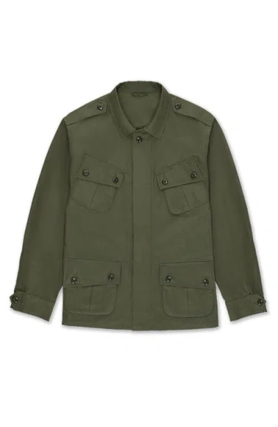 Fortela Elias Cotton Jungle Jacket In Green