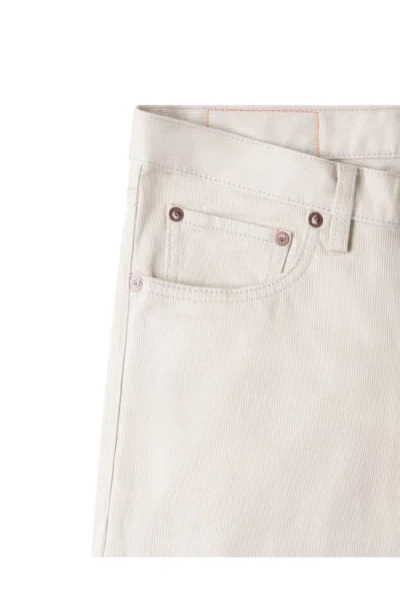 Fortela 913 Superjohn 5-pocket Japan Bedford Cotton Trousers In Gray