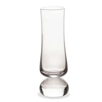 Tag Olivia Heavy Bottom Champagne Flute Clear Glass Drinkware In Transparent