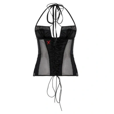 Pcfg Tulle Women Top In Black