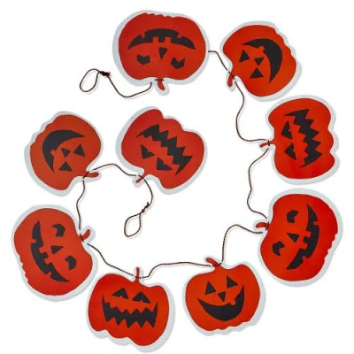 Tag Paper Jack O Lanterns Garland Decorative Halloween Decor In Multi