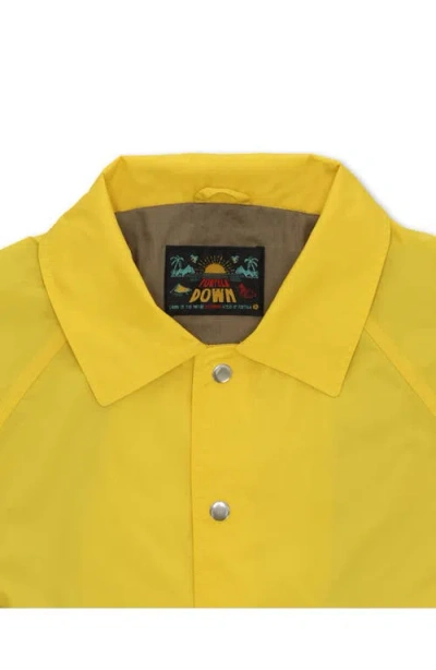 Fortela Coach Nylon Jacket In Yellow