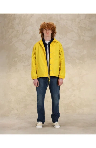 Fortela Coach Nylon Jacket In Yellow
