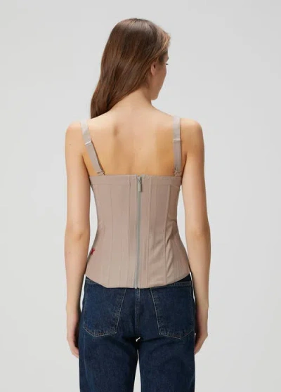 Pcfg Corset Top In Neutral