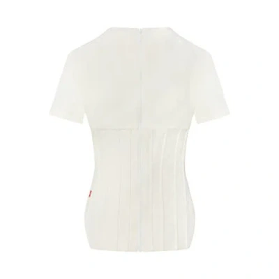 Pcfg Tailored Corset Tee Top In White