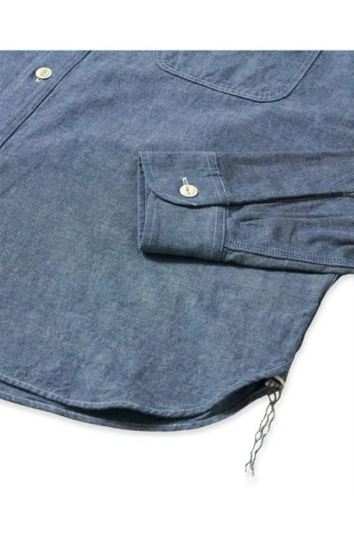 Fortela Sail Chambray Shirt In Blue