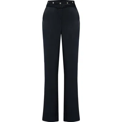 Pcfg Woven Pant With Metal Button In Black
