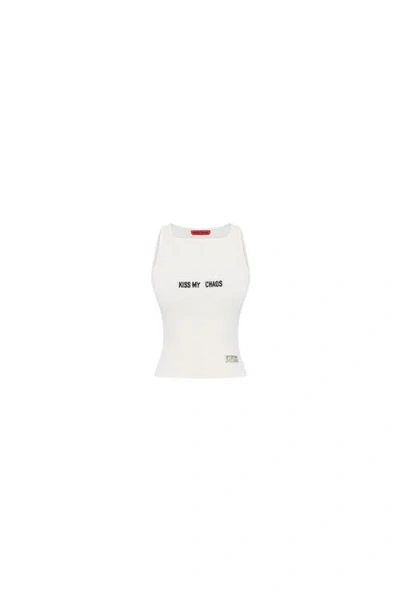 Pcfg Cotton Tank Top In White