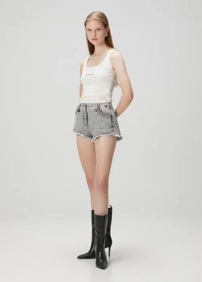 Pcfg Cotton Tank Top In White