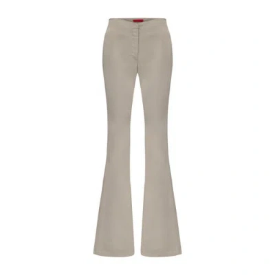 Pcfg Linen Blend Shiny Woven Pant In Neutral