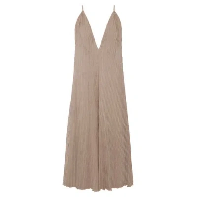 Pcfg Long Dress In Brown