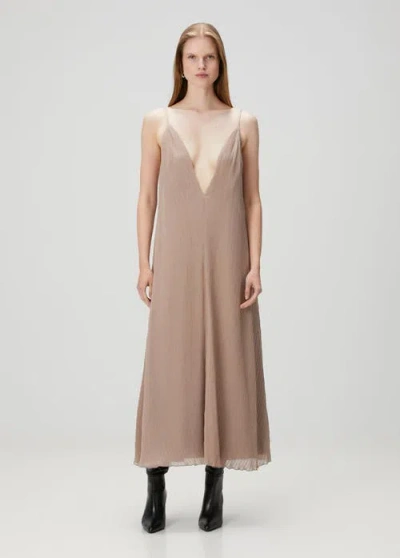 Pcfg Long Dress In Brown