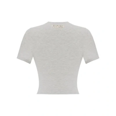 Pcfg Cotton Slim Fit Crop Tee In White
