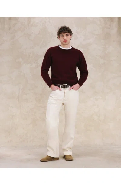 Fortela 933 Barney Japan Selvedge 5-pocket Loose Fit Ecrù Denim In White