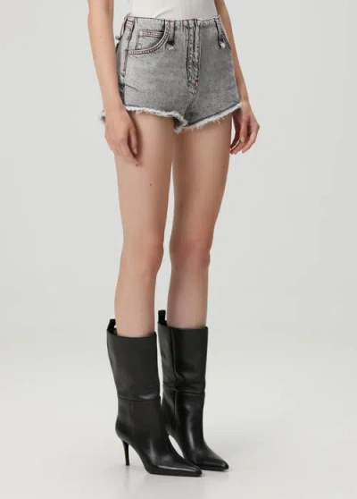 Pcfg Cotton Faded Super Mini Short In Gray