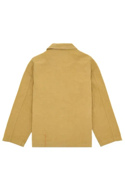 Fortela Richard Japan Cotton Overshirt In Brown