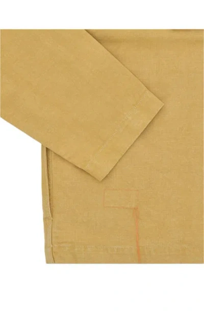 Fortela Richard Japan Cotton Overshirt In Brown