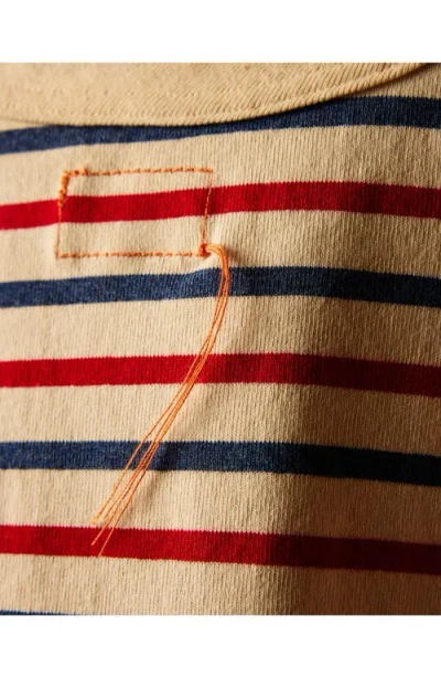 Fortela Yakut Ribbed Motif T-shirt In Multi