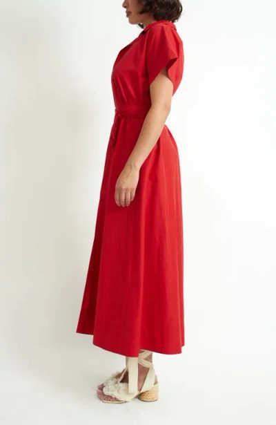 Florencia Davalos Diana Orchid Dress In Red