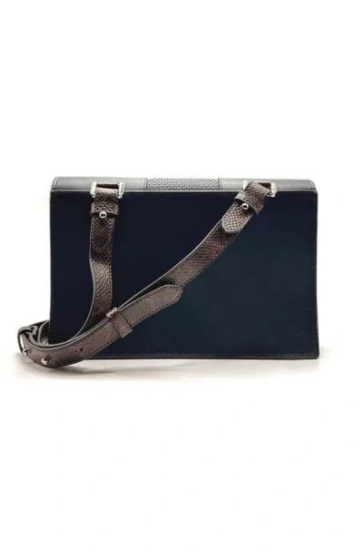 Doizpe Frihed Cactus Luxe Crossbody And Clutch Bag In Black