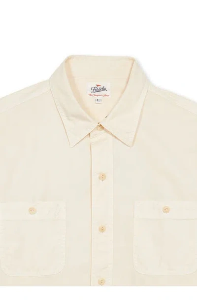 Fortela Workt Cotton Shirt In White