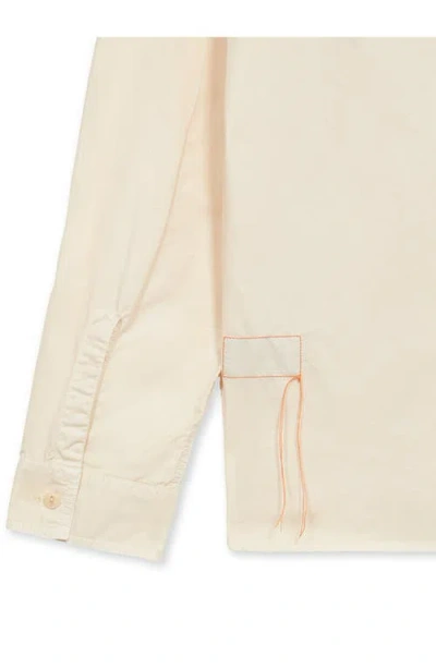 Fortela Workt Cotton Shirt In White