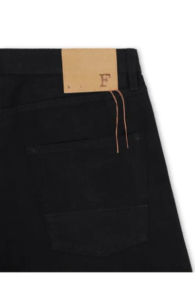 Fortela 356 Jaky Japan Selvedge 5-pocket Regular Fit Black Denim In Multi