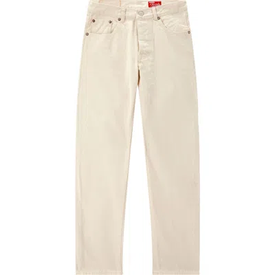 Fortela Johnj Japan Selvedge 5-pocket Regular Fit Ecrù Denim In White
