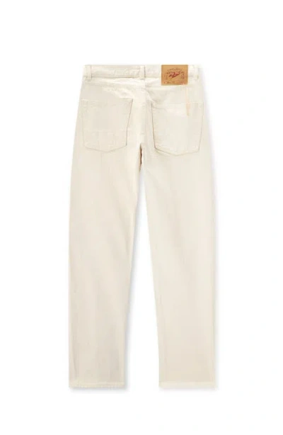 Fortela Johnj Japan Selvedge 5-pocket Regular Fit Ecrù Denim In White