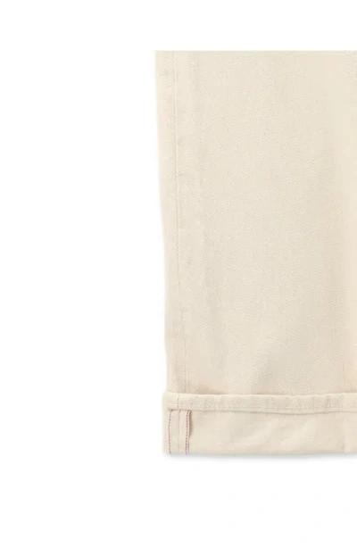 Fortela Johnj Japan Selvedge 5-pocket Regular Fit Ecrù Denim In White