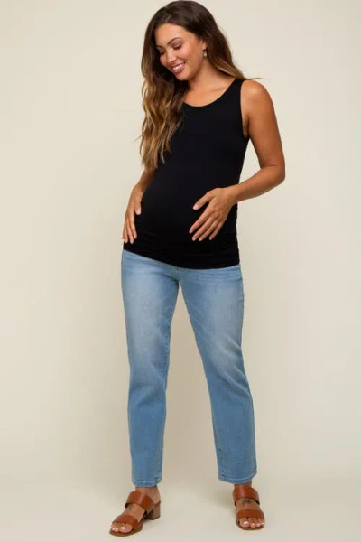 Pinkblush Basic Seamless Tank In Black