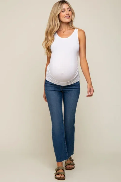 Pinkblush Basic Seamless Tank In White