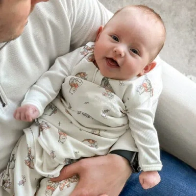 Halo 100% Cotton 1.5 Tog Sleepsack Swaddle In Neutral