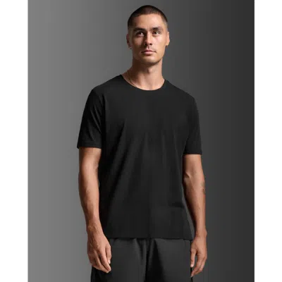 2xu Motion Cotton Flex Tee In Black