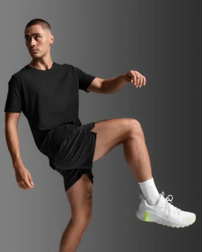 2xu Motion Cotton Flex Tee In Black