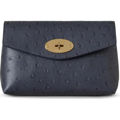 Mulberry Darley Cosmetic Pouch In Blue