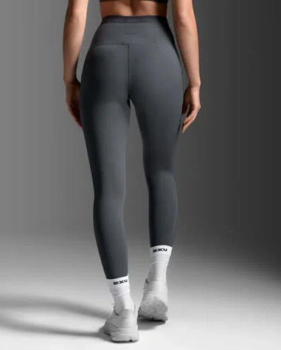 2xu Form Stash Hi-rise Comp Tight In Gray