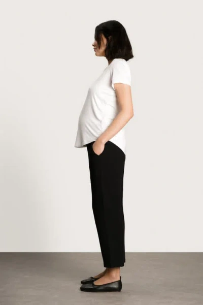 Nom Maternity The Maternity & Nursing Tee In White