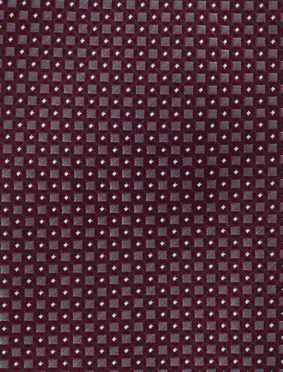 Oak Hill By Dxl Big & Tall Diamond Patterned Tie In Burgundy