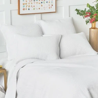 Carol & Frank Bennett White Quilt In White