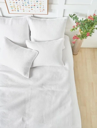 Carol & Frank Bennett White Quilt In White