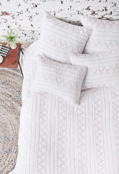 Carol & Frank Breck Quilt In White