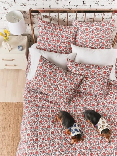 Carol & Frank Colley Quilt In Red