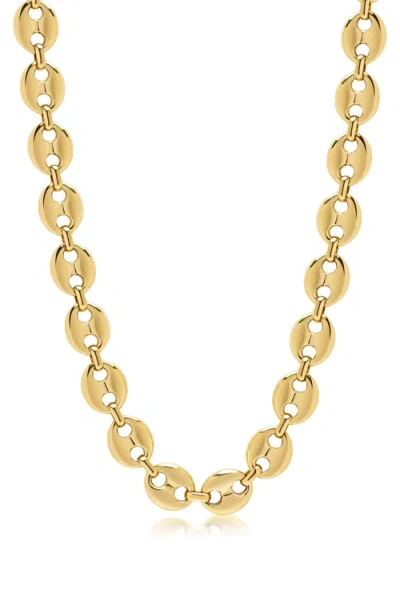 Nialaya Mariner Link Choker In Gold