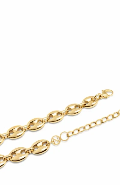 Nialaya Mariner Link Choker In Gold